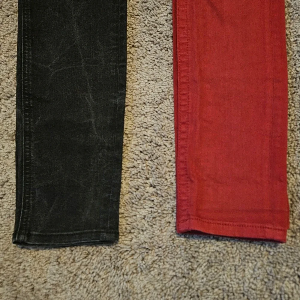 Miss Me‎ Skinny Jeans Lot of 2 Womens 27 Vintage Mid Rise Stretch Denim Y2K Edgy